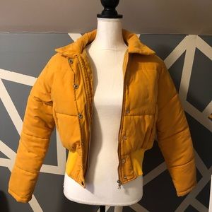 Pretty little thing cropped puffy jacket